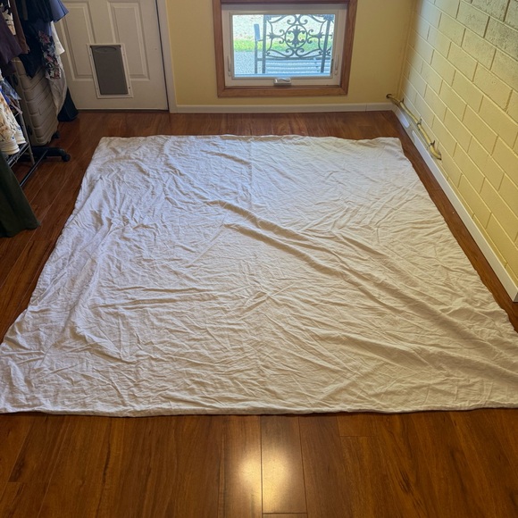 European Linen Duvet Cover Set SAND - Picture 9 of 14